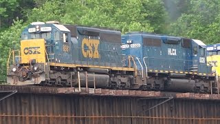 preview picture of video 'CSX Q217 Over High Water @ Harper's Ferry, West Virginia'