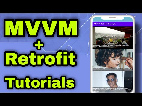 Android MVVM Retrofit Live Data JAVA Tutorial | News App in Android Studio