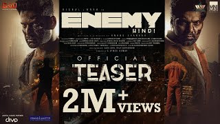 Enemy (Hindi) - Official Teaser  VishalAryaPrakash