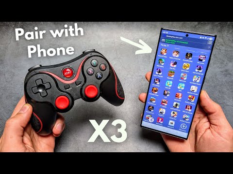How to Connect X3 Controller to PHONE  - 2 Methods - ShootingPlus V3 GamePad