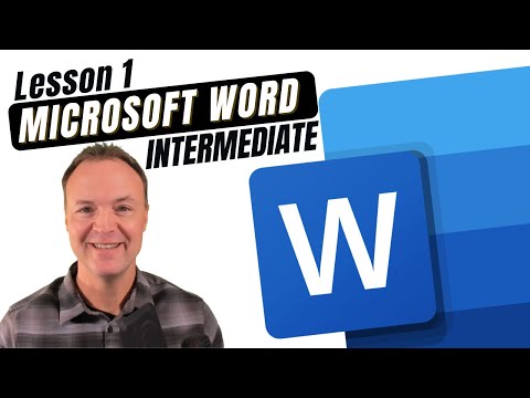 Microsoft Word Tutorial - Intermediate Lesson 1 Video