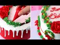 Christmas Cake Ideas for Beginners || Christmas Cake Decorating Ideas for Beginners