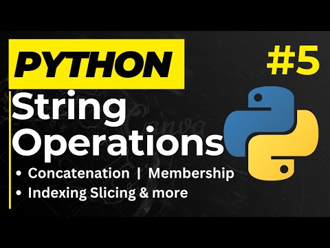 Python Tutorial For Beginners Session 5 Python String Operators And Functionsrajonlinetrainings