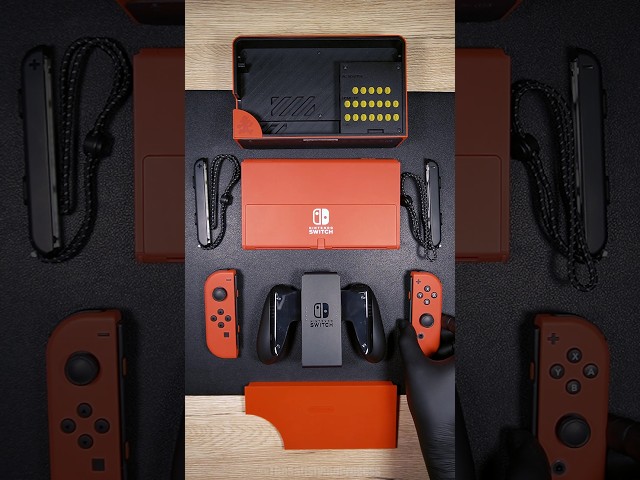 Vídeo relacionado con Nintendo Switch OLED Mario Red Edition console de jeux portables 17,8 cm (7") 64 Go Écran tactile Wifi Rouge