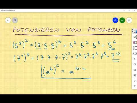 Potenzieren - Potenzieren von Potenzen