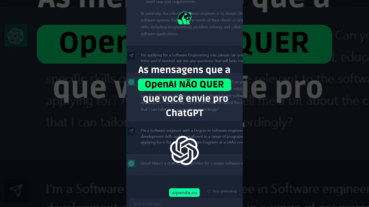 Você sabia como DESBLOQUEAR o chatGPT ? #shorts #ai