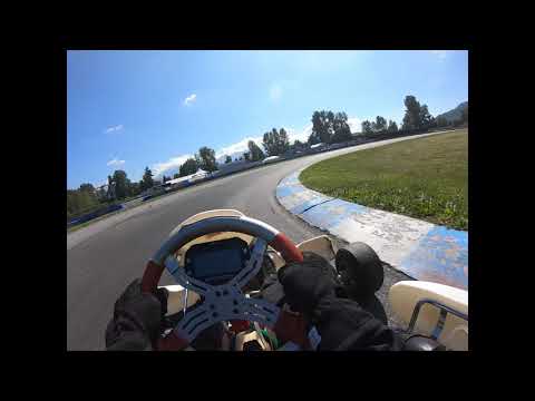 Senior Rotax Crash at Greg Moore Raceway