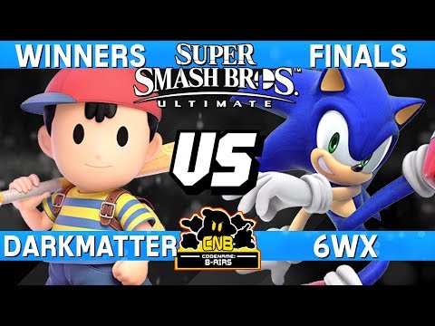 Smash Ultimate Tournament Winners Finals - Darkmatter (Ness) vs 6WX (Sonic) - CNB 176