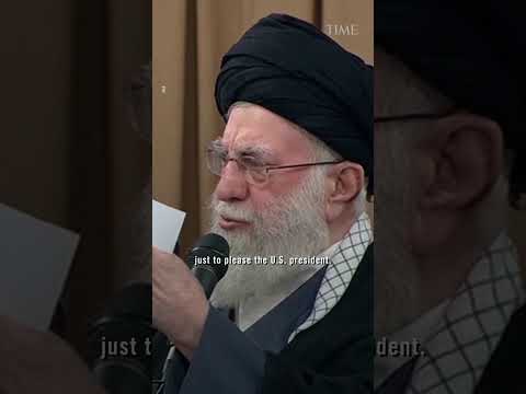 Iran Supreme Leader signals crackdown on protesters he says are seeking to "please" Trump