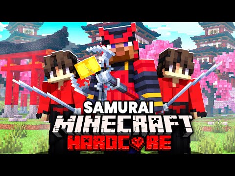 100 Players Simulate Minecraft's Samurai Hunger Games!