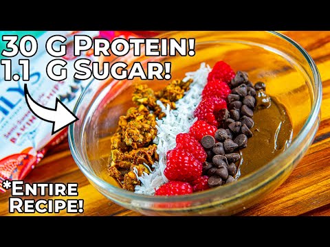 5 INGREDIENT Keto Chocolate Protein Pudding Recipe! Easy Low Carb Snack Idea!