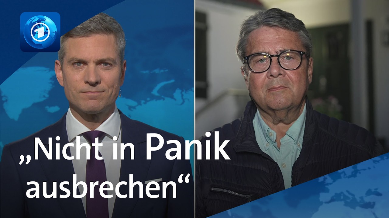Ex-Bundesaußenminister Gabriel zu den transatlantischen Beziehungen | tagesthemen-Interview