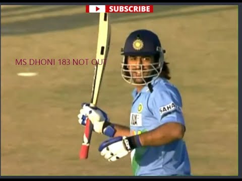 India vs Sri Lanka 3rd ODI Highlights Jaipur 2005 MS DHONI 183