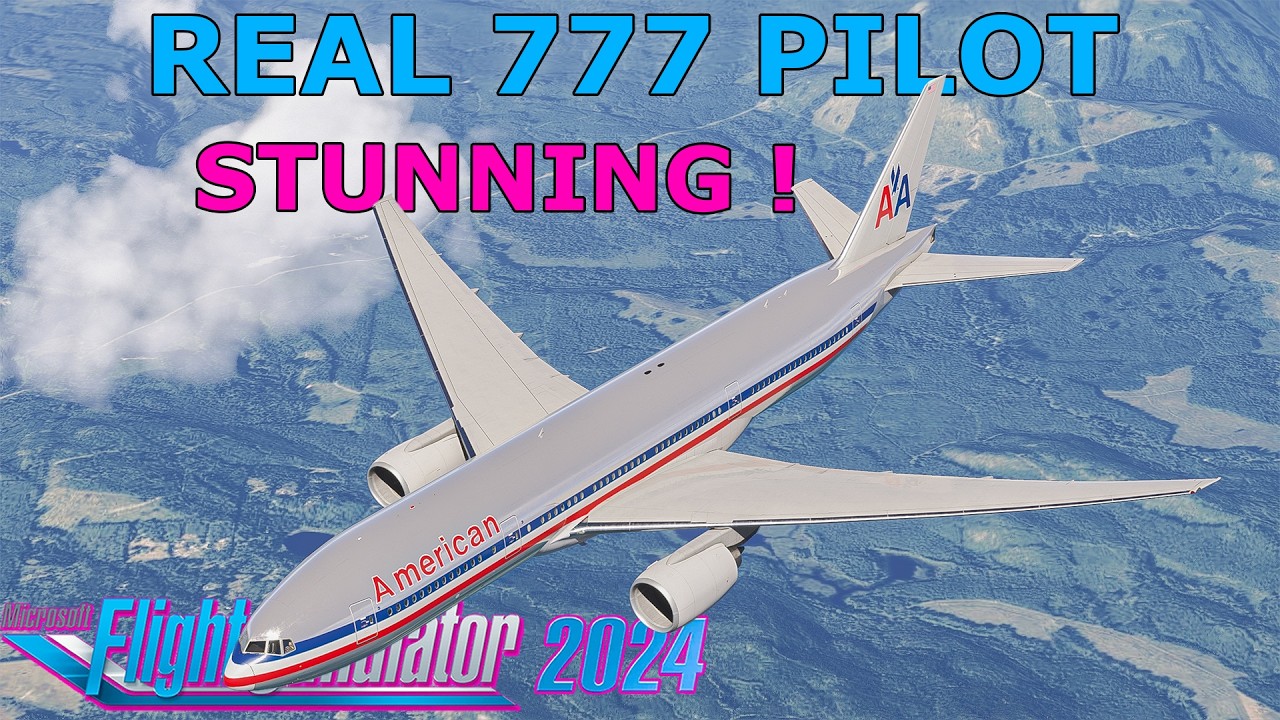 Real Boeing 777 Pilot Shows You How to fly into Seattle in Microsoft Flight Simulator 2024