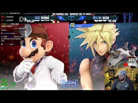 Sparg0 (Corrin, Cloud) vs JaZaR (Dr. Mario) - Coibox 88 Winners Top 12 | 24 Jan 24'