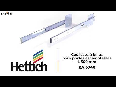 Coulisse à billes pour porte escamotables - KA 5740 HETTICH