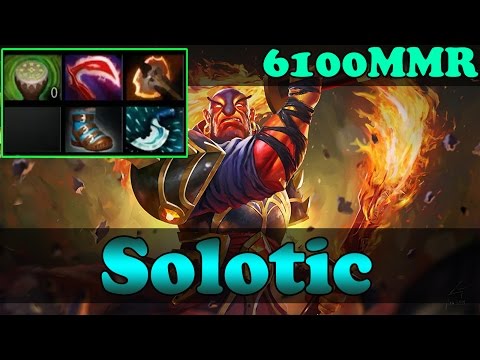 Dota 2 - Solotic 6100 MMR Plays Ember Spirit Vol 2 - Ranked Match Gameplay!