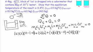 20) Phase Change Calorimetry 1