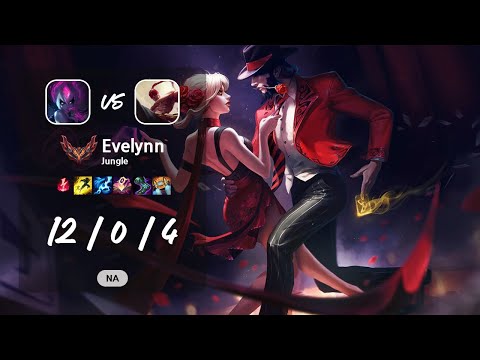 Evelynn Jungle vs Lee Sin - NA GrandMaster Patch 13.12