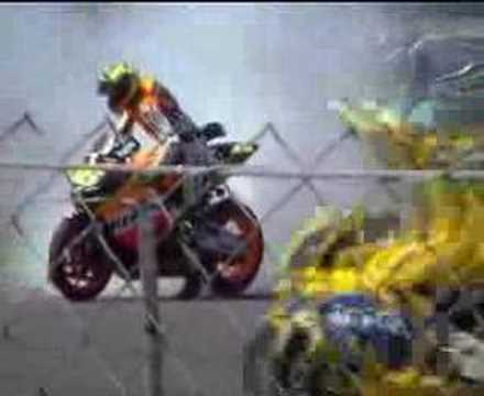 Valentino Rossi Donington 2003 Burnout