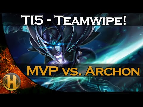 Dota 2 TI5 - Teamwipe! by MVP Phoenix vs. Team Archon