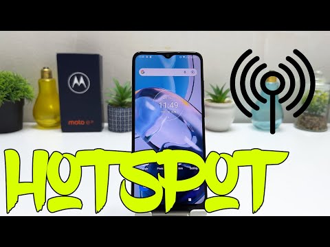 How to Set Up Mobile Hotspot on Motorola Moto E22 - Create WiFi Hotspot
