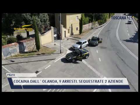 2022-02-02 PRATO - COCAINA DALL'OLANDA, 9 ARRESTI. SEQUESTRATE 2 AZIENDE