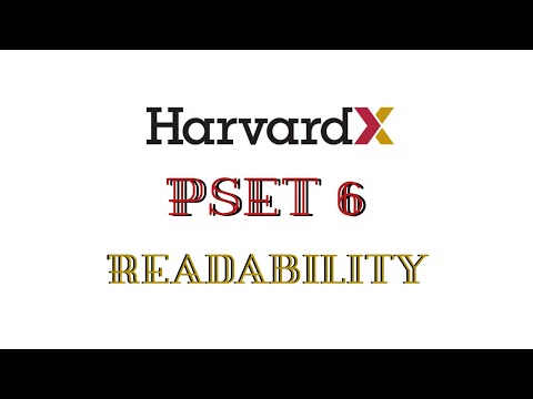 HarvardX CS50: PSET6 - Readability