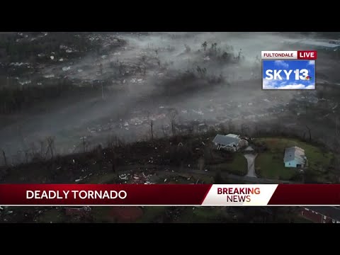 Drone Tornado Damage