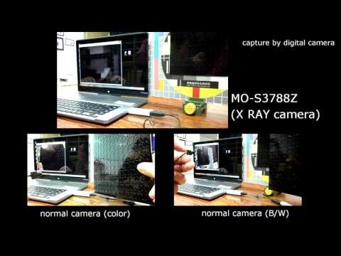 X Ray Camera video demo, see through