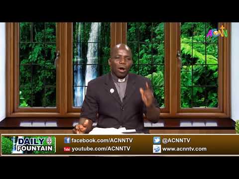 DAILY FOUNTAIN DEVOTIONAL OF DECEMBER 8 2020 - THE VEN. BABAJIDE OLUWATUBOSUN