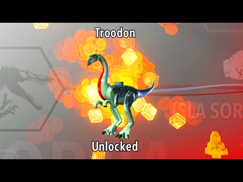 LEGO Jurassic World How to Unlock Troodon, Amber Brick Location