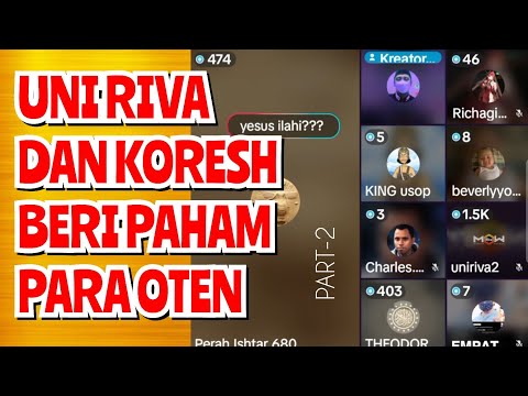UNI RIVA dan KORESH lebih paham Bible dari Oten (PART-2) || Debat Lintas Agama