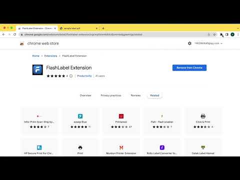 [FlashLabel] How to print labels on ChromeOS (ChromeBook)