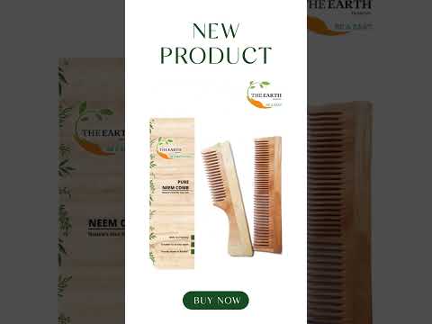 Pure Neem Wood Comb