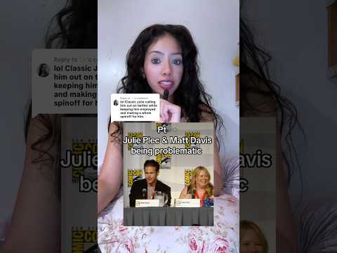 Julie Plec & Matt Davis Being Problematic #tvd #vampirediaries #alaricsaltzman #bonniebennett