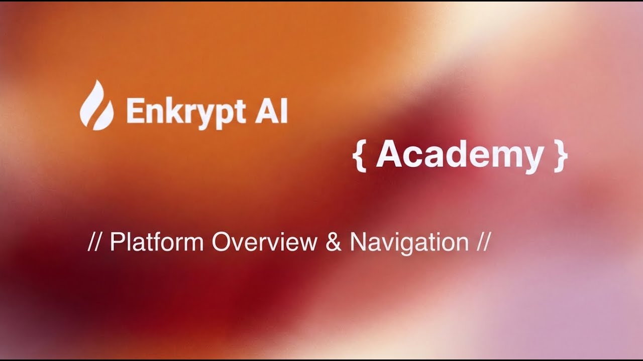 Enkrypt AI Platform Walkthrough