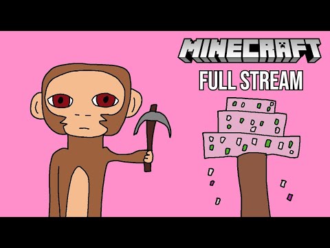 Insane Monkey Minecraft Full Stream! Watch Now!