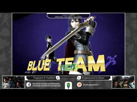 GUMS 13 Doubles (Winner's Quarters) - Pugwest + Hazmatt vs Kogarasuma + Chavo