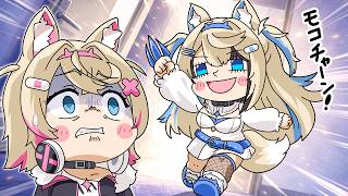 【手描き】偽フワワオーディション最有力候補ホワワ登場！【フワモコ/大空スバル/さくらみこ/鷹嶺ルイ/ホロライブ切り抜き漫画】