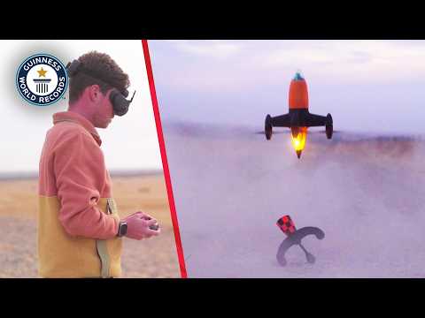 This is the World's Fastest Battery Powered Drone