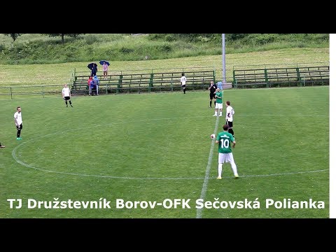 Najdôležitejšie momenty zápasu TJ Družstevník Borov-OFK Sečovská Polianka