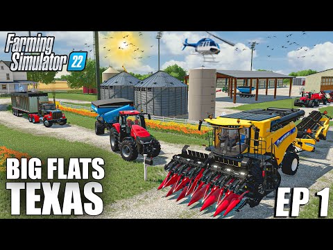 THE ADVENTURE BEGINS | Big Flats Texas | Farming Simulator 22 - Episode 1