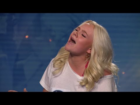 Partyprinsessan Filippa Johanssons hesa röst splittrar juryn i Idol 2019  - Idol Sverige (TV4)