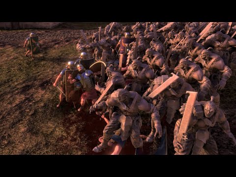 Wildmen Orcs & Skeletons vs. Romans Persians & Spartans Ultimate Epic Battle Simulator  UEBS