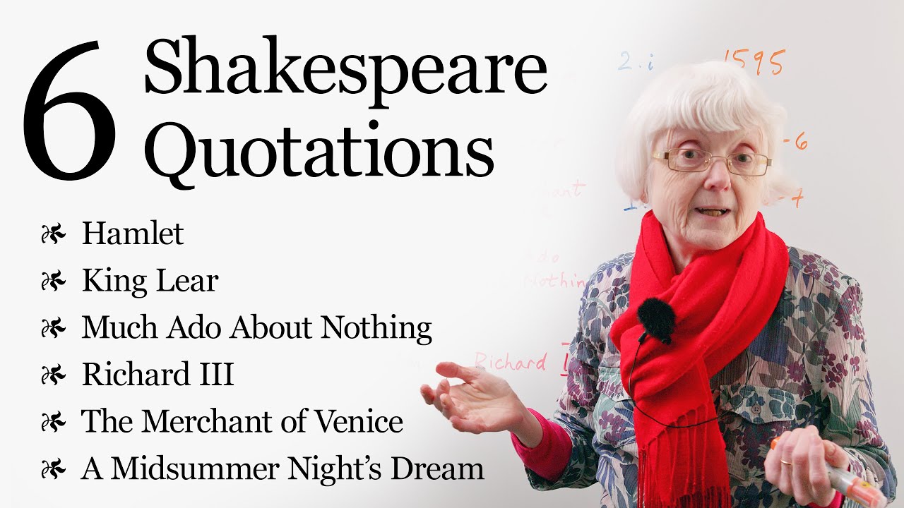 6 Well-known Quotations from Shakespeare · engVid