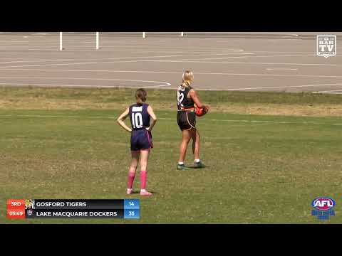2020 AFLHCC Women's Round 12 Highlights - Gosford Tigers vs Lake Macquarie Dockers