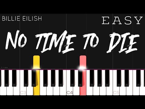 Billie Eilish - No Time To Die | EASY Piano Tutorial
