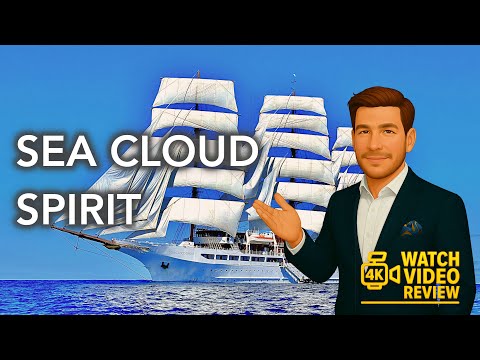 Sea Cloud Spirit  - 4K video tour of the world's largest sailing cruise ship