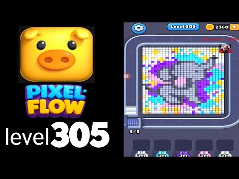 Pixel Flow Level 305 Walkthrough